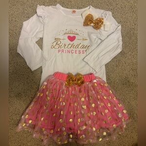4T/5T Birthday Princess outfit